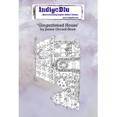 IndigoBlu Rubber Stamps - Gingerbread House